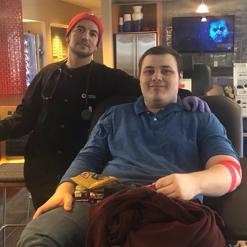 College Suites at Washington Square holds Red Cross Blood Drive