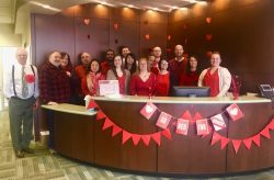United Group corporate Go Red team