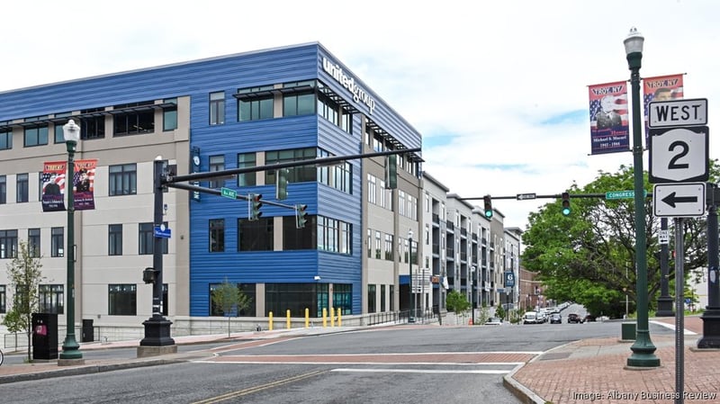 United Group's New Corporate Headquarters & Apartment Units Featured in Albany Business Review